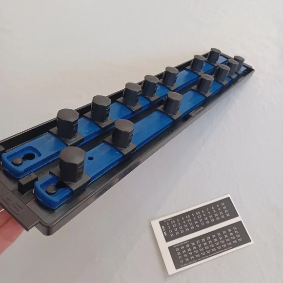 New Ernst 2 Rail Twist Lock Socket Boss 18", Blue - 3/4" - Picture 4 of 12